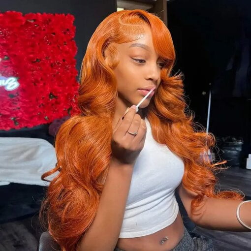 Ginger Lace Front Wig: 30In, 13X4 Body Wave, Pre Plucked, Hd MI1602697