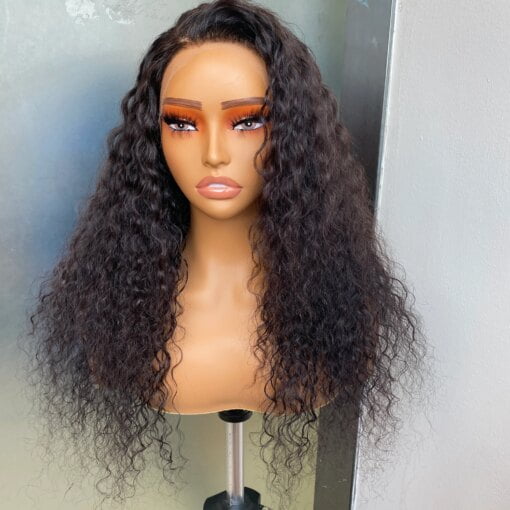 Glamorous 20 Inch Deep Wave 13X4 Hd Frontal Lace Wigs Wigs MI1603923