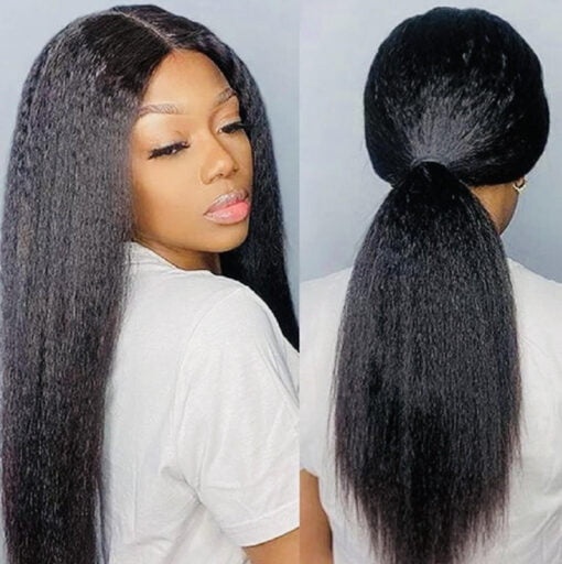 Glueless Natural Hairline Kinky Straight 20" Wig (Pre Order) MI1605178