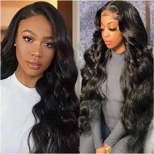 Glueless Wigs Human Hair African Ladies Small Curly Hair Sets Wavy Curls Wig Can Be Straightened And Bent Natural Looking Long Wavy Human Hair Wig MI1606858