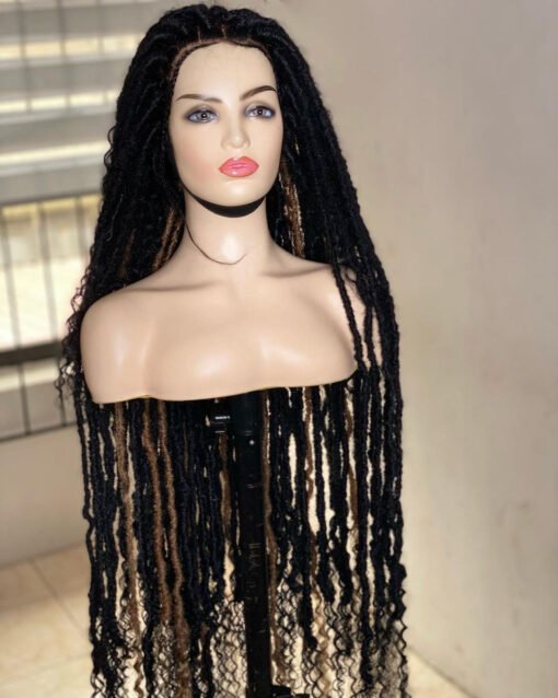 Goddess Locs Wig, Faux Locs Wig, Goddess Locs, Dread Locs MI1603683