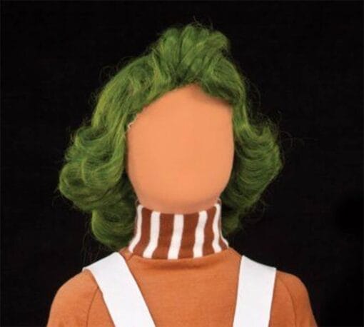 Grassvillage Child Oompa Loompa Chocolate Factory Worker Wig MI1611527