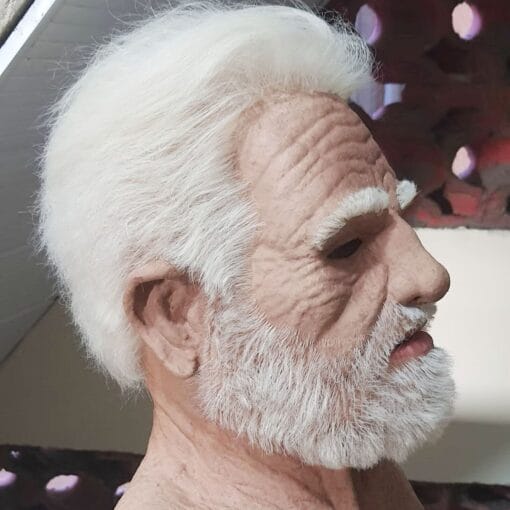 Halloween Face Old Grandpa Shaped With Wig Realistic Latex MI1608069