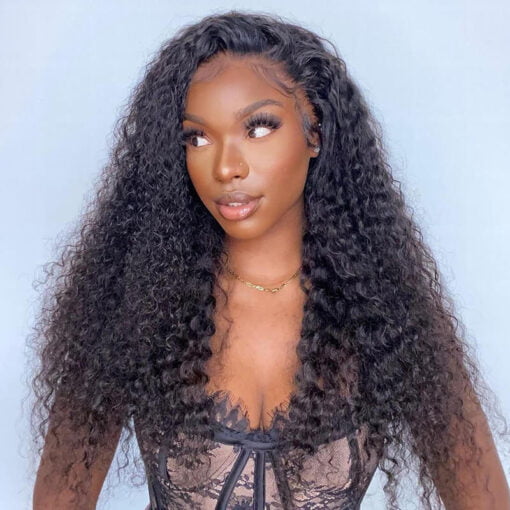 Hd Lace 13X6 Lace Front Wig Curly Deep Wave Undetected Lace MI1602770