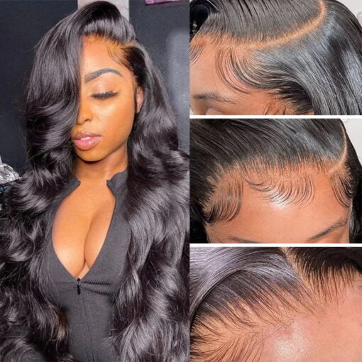 Hd Lace Front Wigs Human Hair Body Wave 13X6 Lace Frontal MI1604508