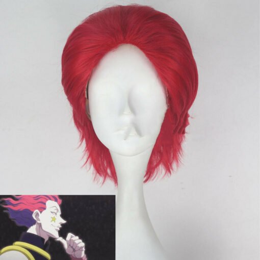 Hunter X Hunter Hisoka Cosplay Slicked Back Hair Wig 2 Ver MI1605351