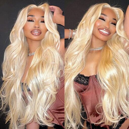 Hwretie Beauty Care, Glueless #613 Blonde Colored Wig Body MI1611722