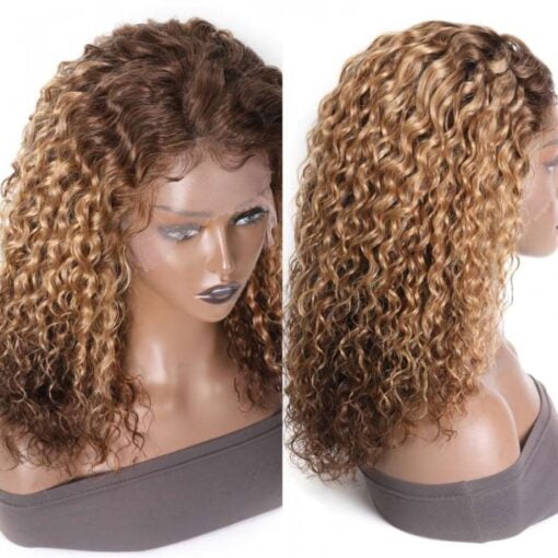 Kriyya Honey Blonde Highlight Ombre Water Wave Human Hair MI1604175