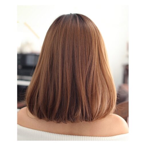 Light Brown Short Straight Bob Wig MI1611104