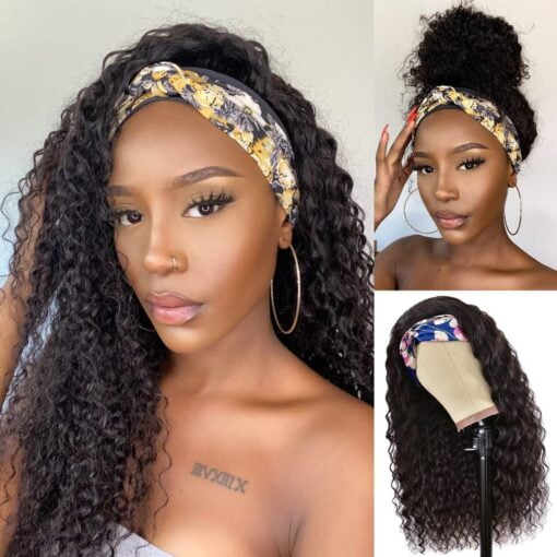 Limited Sale Urgirl Headband Wigs Human Hair Brazilian MI1604330