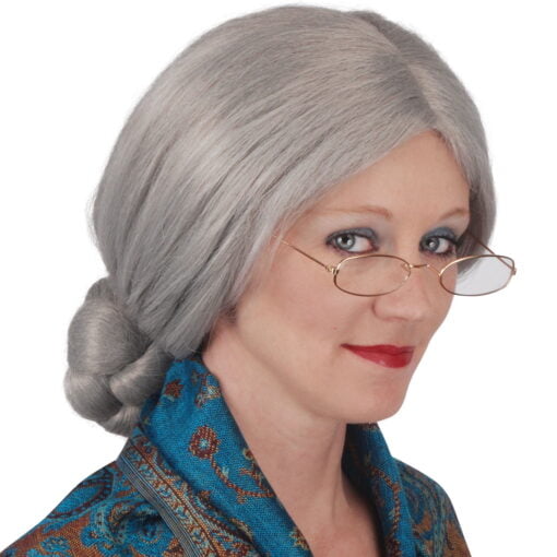 Loftus Womens The Granny Bun Old Lady Halloween Costume Wig MI1611096