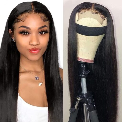 Long Yao Lace Front Wigs Human Hair Straight 4X4 Lace MI1603811