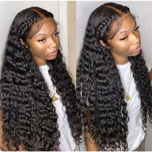 Loose Deep Wave Full Lace Wig 180% Density Lace Wig MI1602387