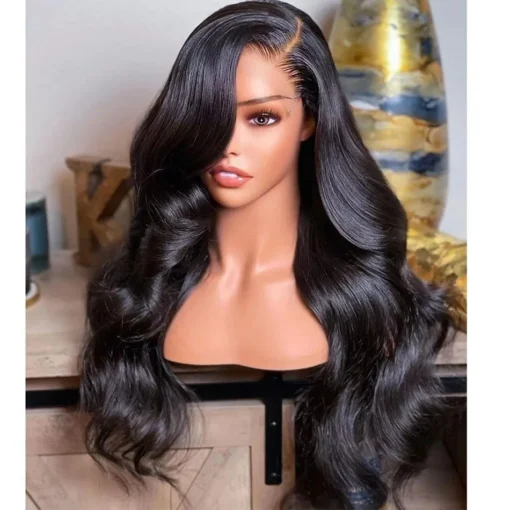 Loose Water Wave Wig Black Women Full Wig Brazilian Remy Human Hair Body Wave MI1605680