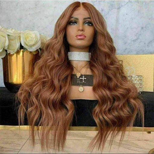 Luxury Remy Auburn #30 Strawberry Blonde 100% Human Hair MI1611719