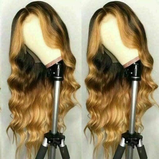 Luxury Remy Ombre Ash Honey Blonde 100% Human Hair Swiss MI1612057