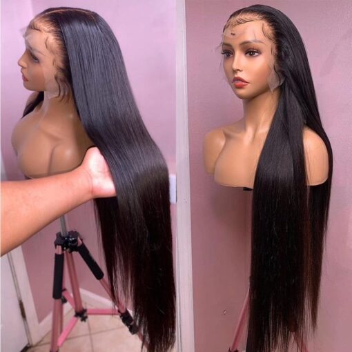 Mali Straight/ Deep Wave /Virgin Raw Indian Hair Long Hd Lace Front Wigs MI1604359