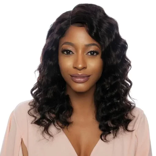 Mane Concept 100% Unprocessed Human Hair Hd Lace Front Wig 13A Loose Deep 20 MI1603012