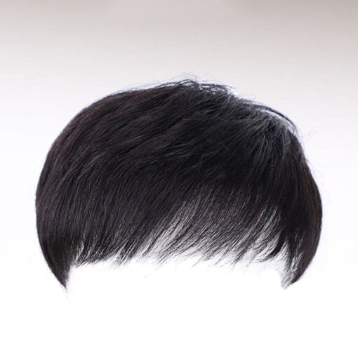 Men Short Hair Wigs Toupee Hair Replacement System Hairpiece MI1603267