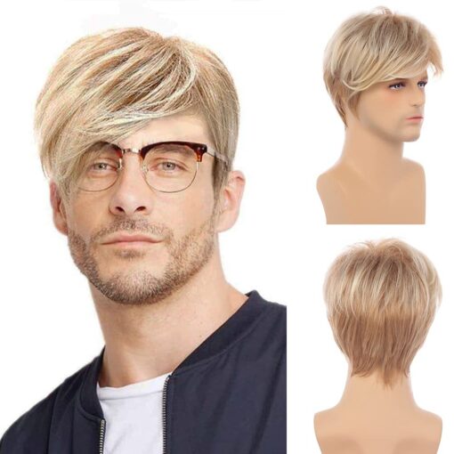 Mens Short Wig Natural Hair Wigs – Arkartech MI1603277