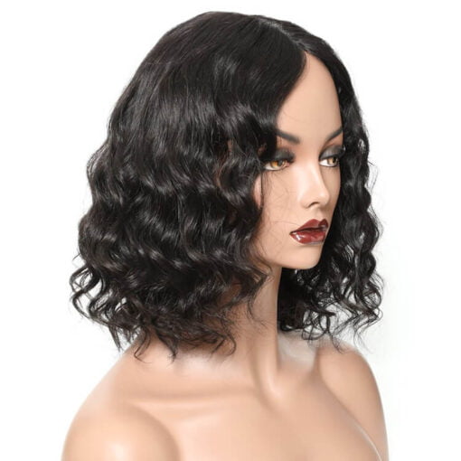 Morichy Loose Wave Middle T Part Short Bob Lace Wigs Short Human Haircuts MI1605218