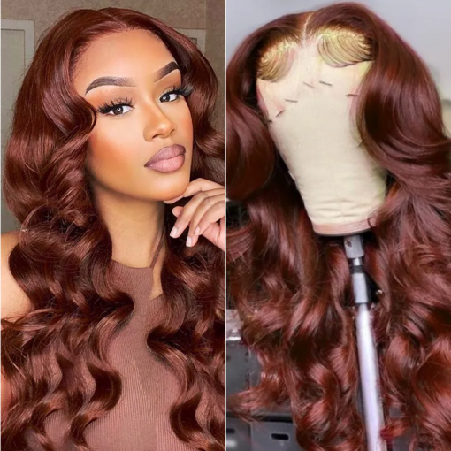 Nadula 13X4 Caramel Red Colored Wig Afforable Body Wave Lace MI1602700