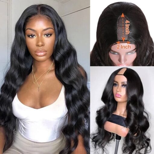 Nadula 150% Heavy Density Body Wave U Part Hair Wig Long MI1611759