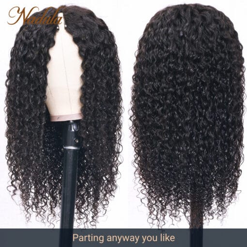 Nadula Curly Hair V Part Wig 200%/250% Density Curly Human Hair U Part Wig Beginner Friendly Glueless Wigs For Women Women No Sew In MI1607355