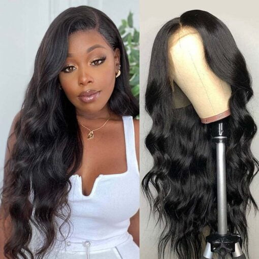 Natural Brazilian Virgin Human Hair Wig With 13X4 Algeria MI1602827