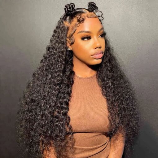 Nxy Full Lace Braided Wigs 13X4 Loose Deep Wave Frontal MI1606263