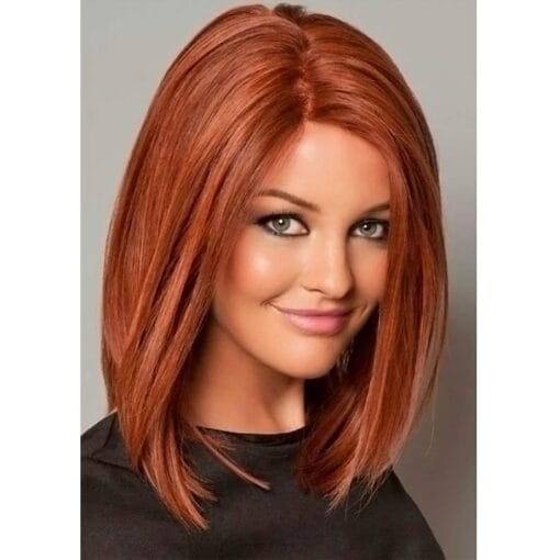 Orange Wigs For Women Women Porsmeer Short Bob Straight Hair Wigs MI1611165