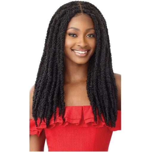 Outre X Pression Twisted Up Synthetic 4X4 Lace Front Wig MI1603680