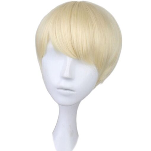 Party Short Blonde Mens Wigs MI1610724