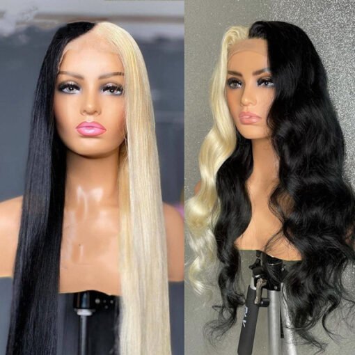 Party Style Wigs Synthetic Lace Front Wigs For Women Black Women MI1610444