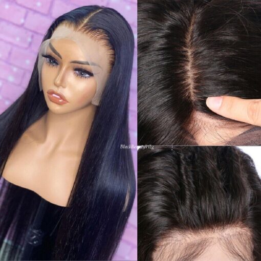 Pre Plucked Silk Top Full Lace Human Hair Wig Silk Base Full Lace Wig Baby Hair MI1602145