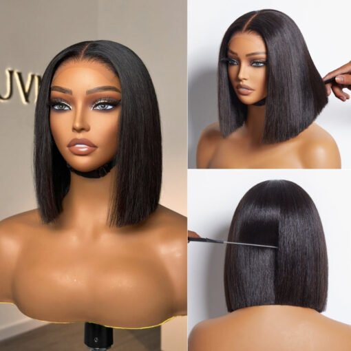 Premax Wigs | Readytogo Glueless 4X4 Closure Lace Bob Wig Middle Part MI1603198