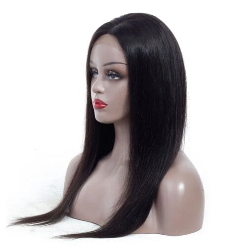 Premium Brazilian Virgin Straight Ebonyline Human Hair Wigs MI1603020