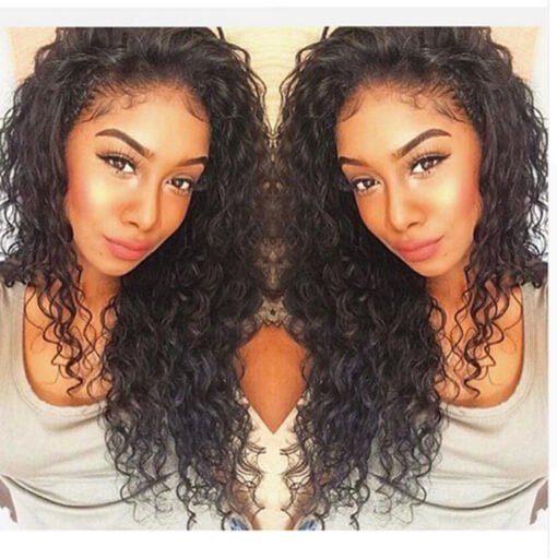 Remeehi Deep Curly Full Lace Wigs With Baby Hair Indian Remy Hair MI1604778