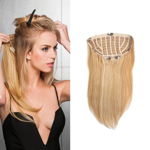 Remeehi Straight Half Wig Clip In Human Hair Extension MI1606203