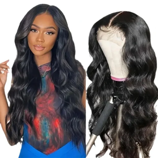 Retail Hot Sale 26 Inch 134 Hd Body Wave Transparent Lace Wig MI1603836