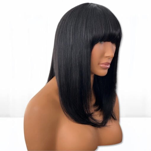 Short Hair Bob Wig With Bangs – Sl Raw Virgin Hair Llc. MI1605569