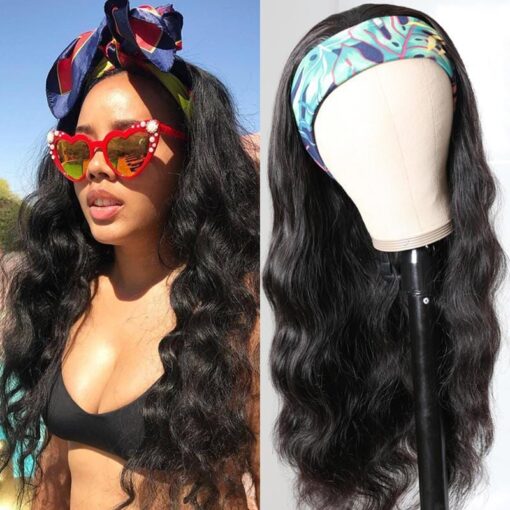 Super Soft Headband Wigs Human Hair Body Wave Klaiyi – Klaiyi MI1605945