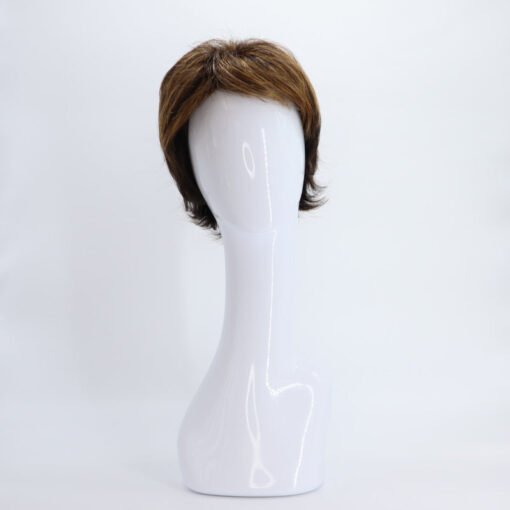 Synthetic Wig, Short With Honey Brown Highlights Over Black MI1610947