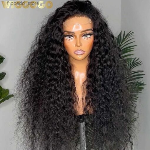 Synthetic Wigs Wiggogo 40 Inch Curly Human Hair Wig 13X6 Hd Lace Frontal Wig 13X4 Deep Wave Frontal Wigs 4X4 Hd Lace Wigs 5X5 Lace Closure Wigs MI1607866