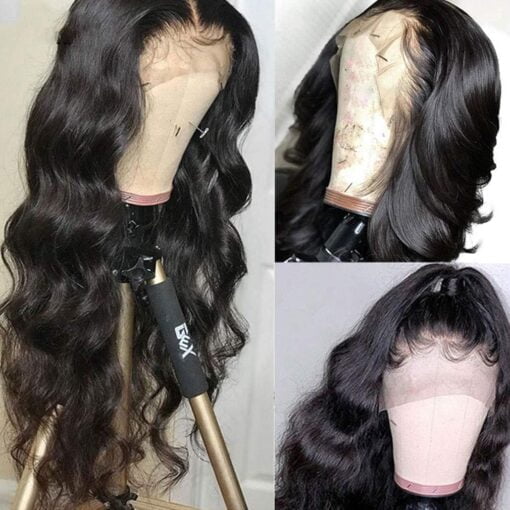 Viennois Lace Front Wigs Human Hair Pre Plucked 150% Density MI1604673