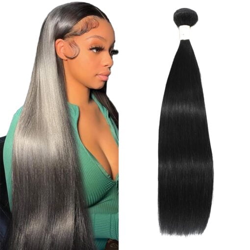 Violet Yaki Straight Bundle 100% Human Hair 1 Pick MI1604279