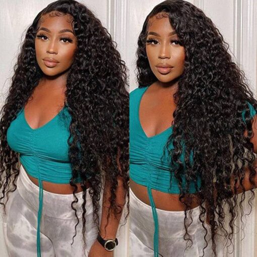 Water Wave 13X4 13X6 Transparent Lace Frontal Wig Brazilian MI1604160