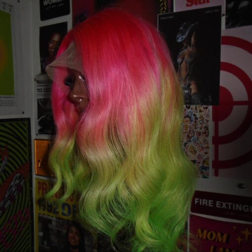 Watermelon Sour Patch Kids Wig! , Pink MI1610553