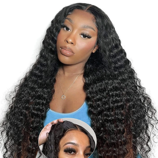 Wear And Go Glueless Water Wave Pre Cut Hd Lace Closure MI1605247