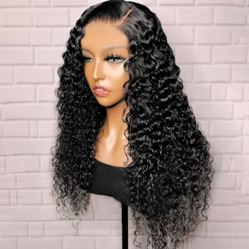 Wholesale 8 40 Inch Hd Transparent Full Lace Curly Wig MI1602565